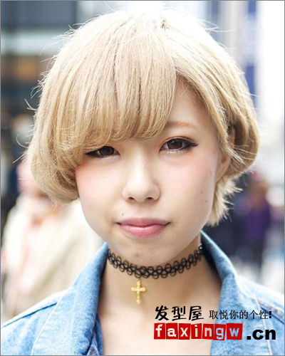 日系女生蘑菇頭髮型圖片 夏日可愛減齡