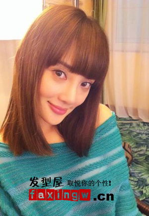李小璐扮嫩髮型圖片 甜美可人