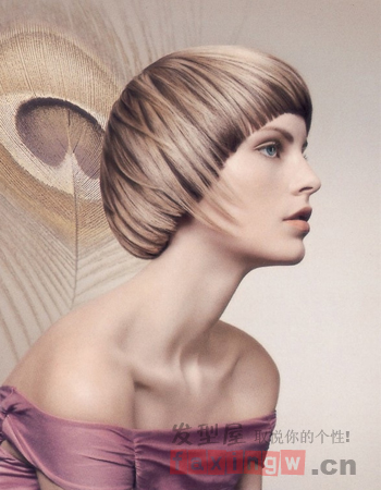 2015年沙宣短髮設計 獨特燙染顯個性