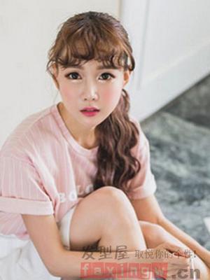 韓國頭型女馬尾辮  甜美輕盈氣質