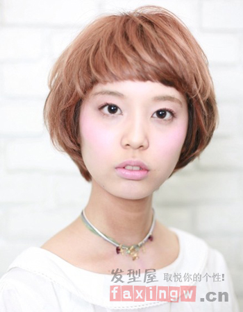 女生日系蘑菇頭髮型設計 清爽設計添個性