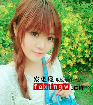 韓式女髮型 甜美中長發髮型扎法