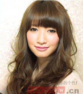 女生空氣燙圖片中長發 女生空氣燙圖片中長發