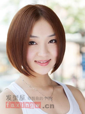 女生可愛波波頭髮型