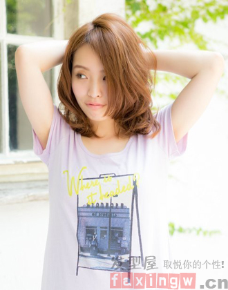 胖臉女孩適合的髮型 蓬鬆燙髮輕鬆修臉