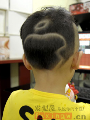 小孩帥氣頭型圖片