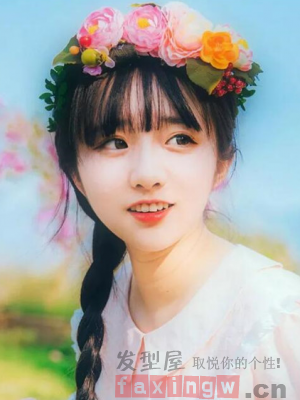 適合圓臉女生的扎發髮型 修顏顯瘦當然最重要