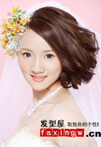2010年唯美新娘髮型設計圖片