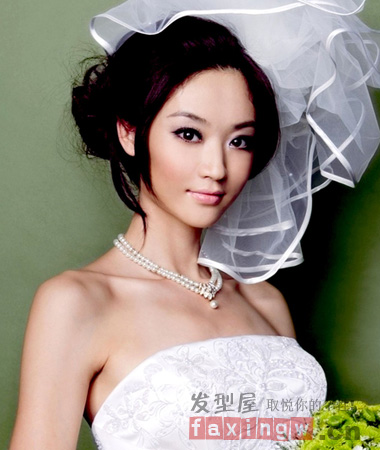 2014最新韓式新娘髮型圖片  成就你的完美新娘