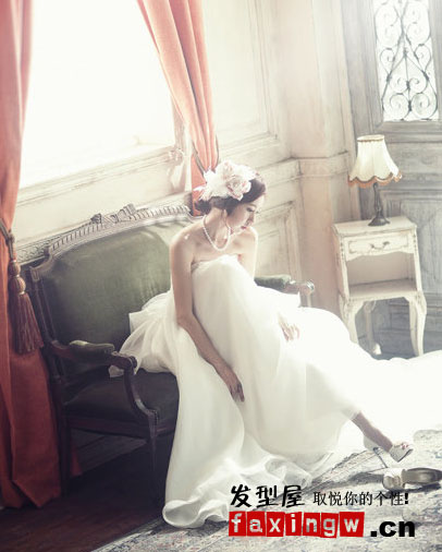 簡美妍婚紗寫真 清純唯美韓式新娘髮型圖片