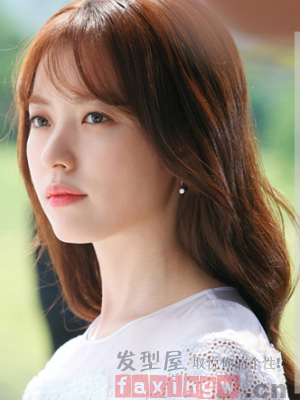 韓式薄劉海髮型圖片 520約會讓你更甜美