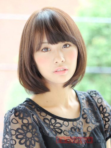 新潮可愛女生波波頭 演繹秋季小清新