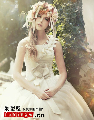 2012唯美歐式婚紗照片欣賞 新娘髮型美美迷人