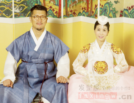 許茹芸韓國大婚 傳統韓服新娘造型出鏡