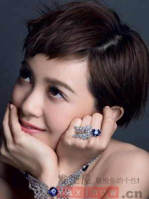 長發美女剪短髮 秒變短髮女神