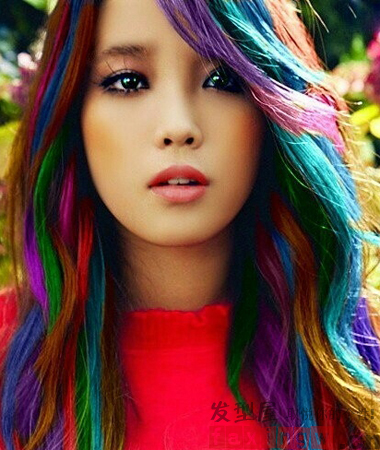 2013染髮髮型流行趨勢    甜美糖果色引領染髮顏色時尚