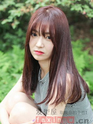 韓國空氣劉海髮型 簡單甜美最迷人