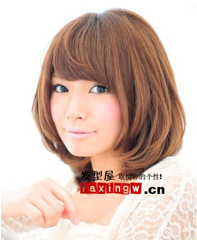 日系短髮梨花頭 甜美約會髮型