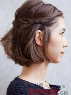 編髮短髮髮型圖片 短髮控也能做女神