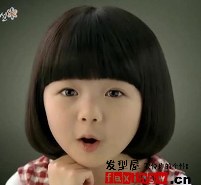 韓國可愛小童星全敏書髮型