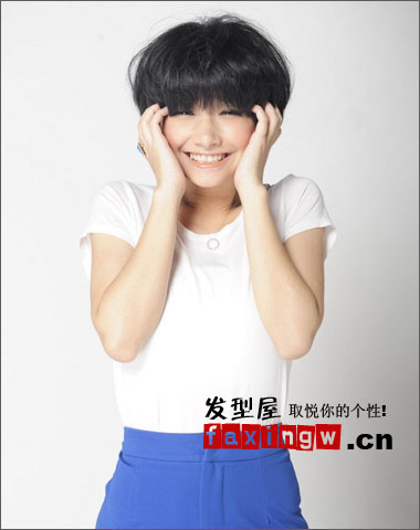 蘇妙玲最新短髮蘑菇頭圖片 青春可愛
