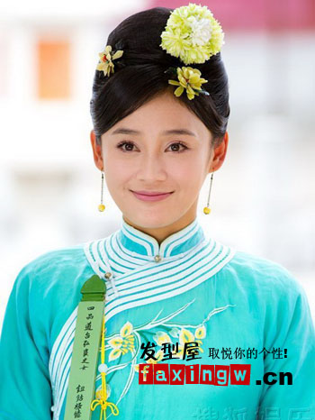 熱播《宮鎖珠簾》女主角袁姍姍美麗髮型秀
