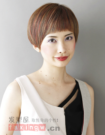 女生短髮髮型圖片簡單打造大氣時尚