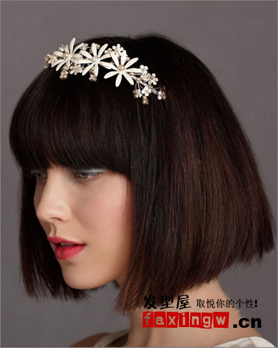 2012新款西式新娘髮型設計圖片 初秋幸福完美綻放