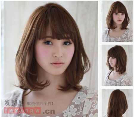 日式齊肩髮型圖片 優雅內扣最流行