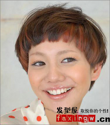 清新俏皮女生西瓜頭髮型圖片 夏日減齡必選
