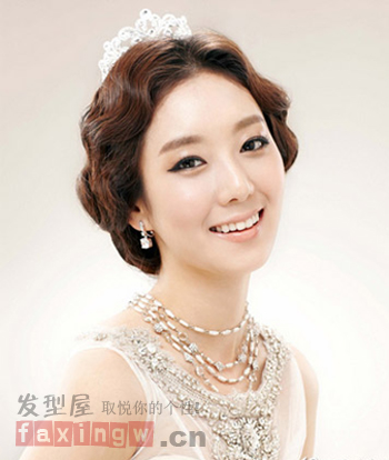 韓式唯美新娘髮型 打造浪漫美麗的公主