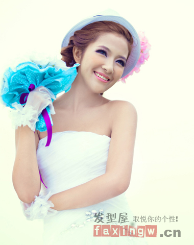 不可錯過的韓式新娘盤發髮型 青春浪漫的美好見證
