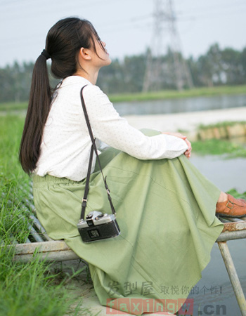 夏日女生馬尾髮型  清爽大方又時尚 