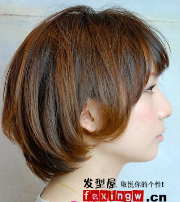 夏日最新流行短髮梨花頭圖片