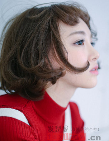  韓系可愛短捲髮  打造最新時尚髮型