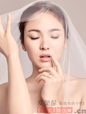 2015韓國時尚新娘造型  清新髮型時尚唯美