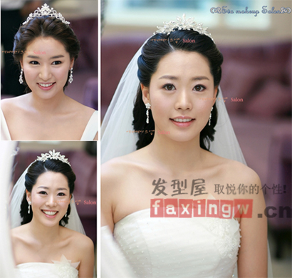 最新8款精緻華麗韓式新娘髮型