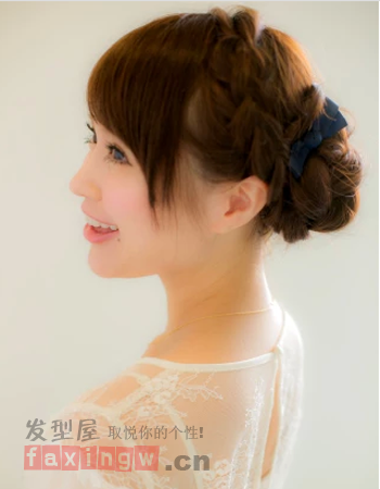 日式新娘盤發髮型   裝扮氣質做美嬌娘